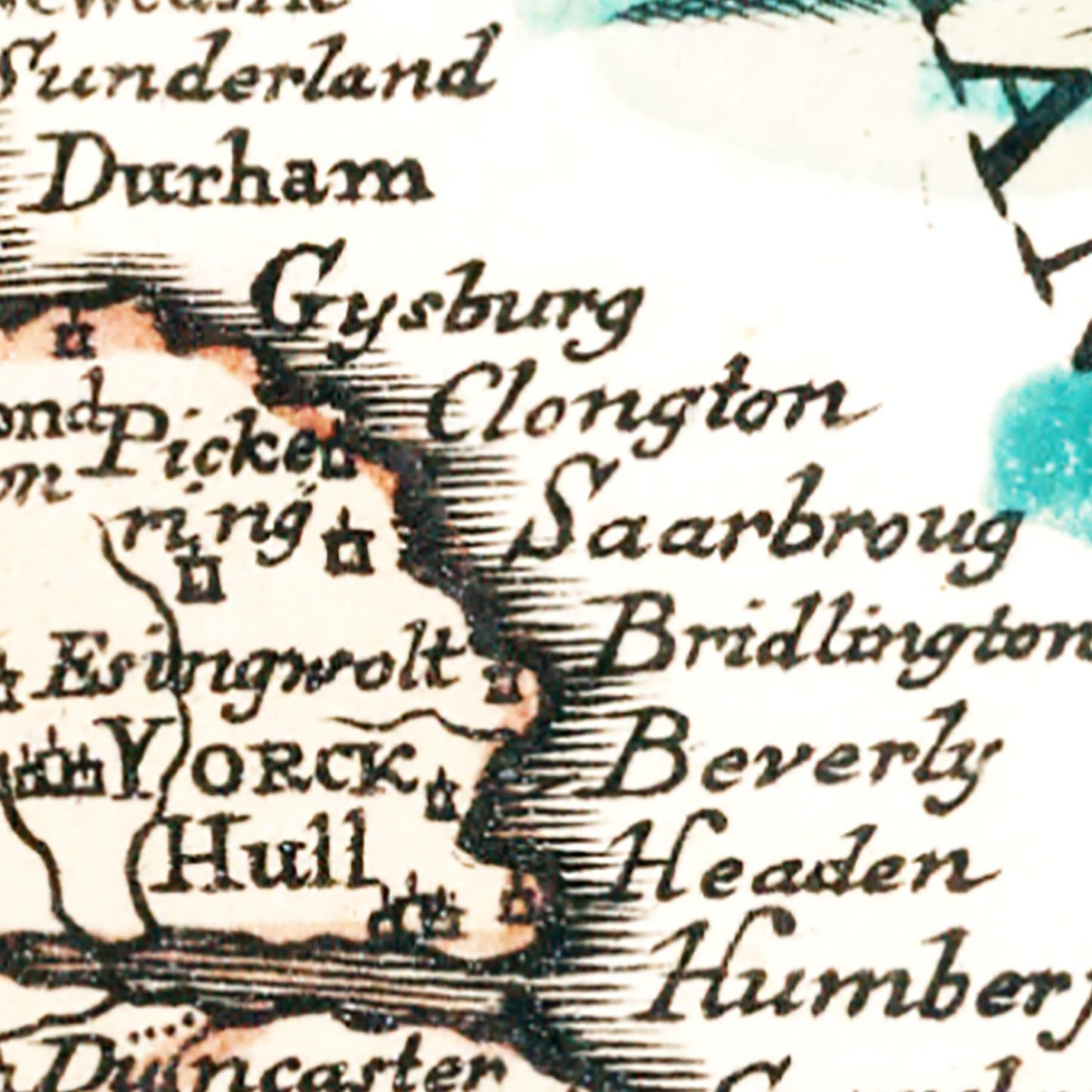 Vintage Map of England, Scotland and Ireland, 1790