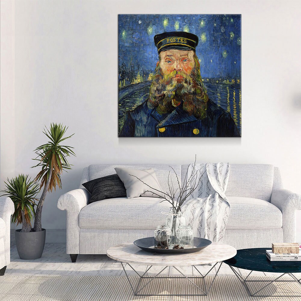 Van Gogh Mash Up Canvas Wall Art, Starry Night Rhone Print