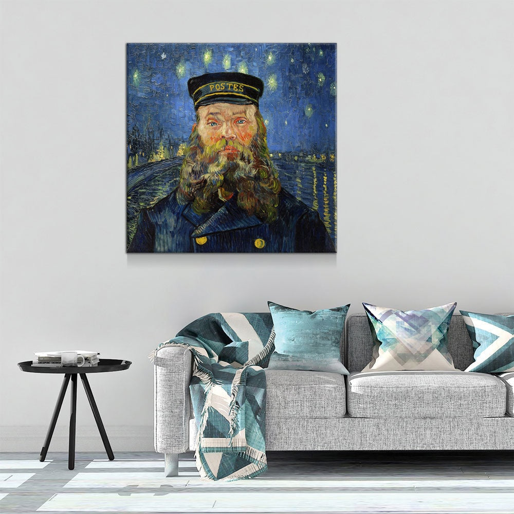 Van Gogh Mash Up Canvas Wall Art, Starry Night Rhone Print