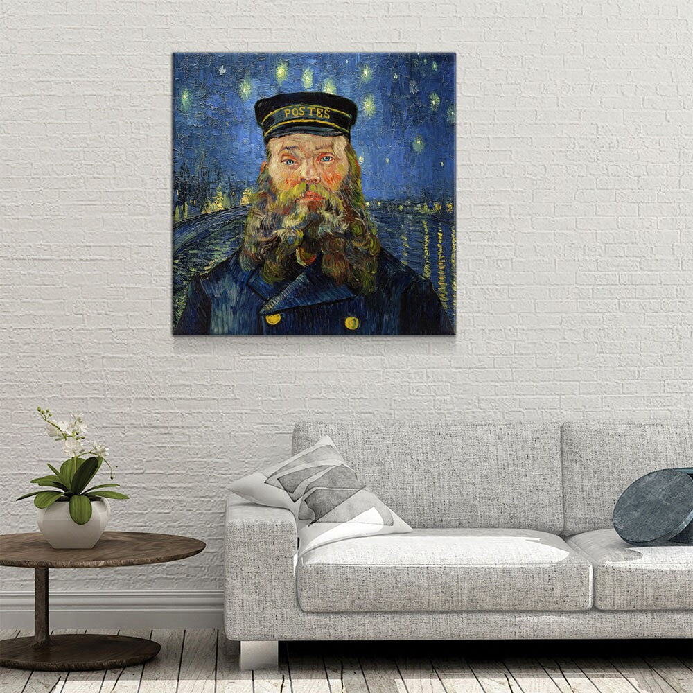 Van Gogh Mash Up Canvas Wall Art, Starry Night Rhone Print