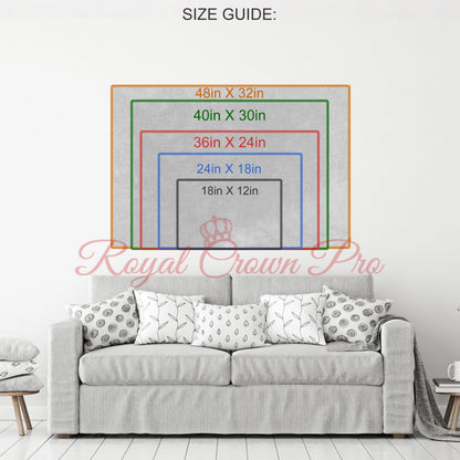 Secure The Money Bag Motivational Canvas Wall Art