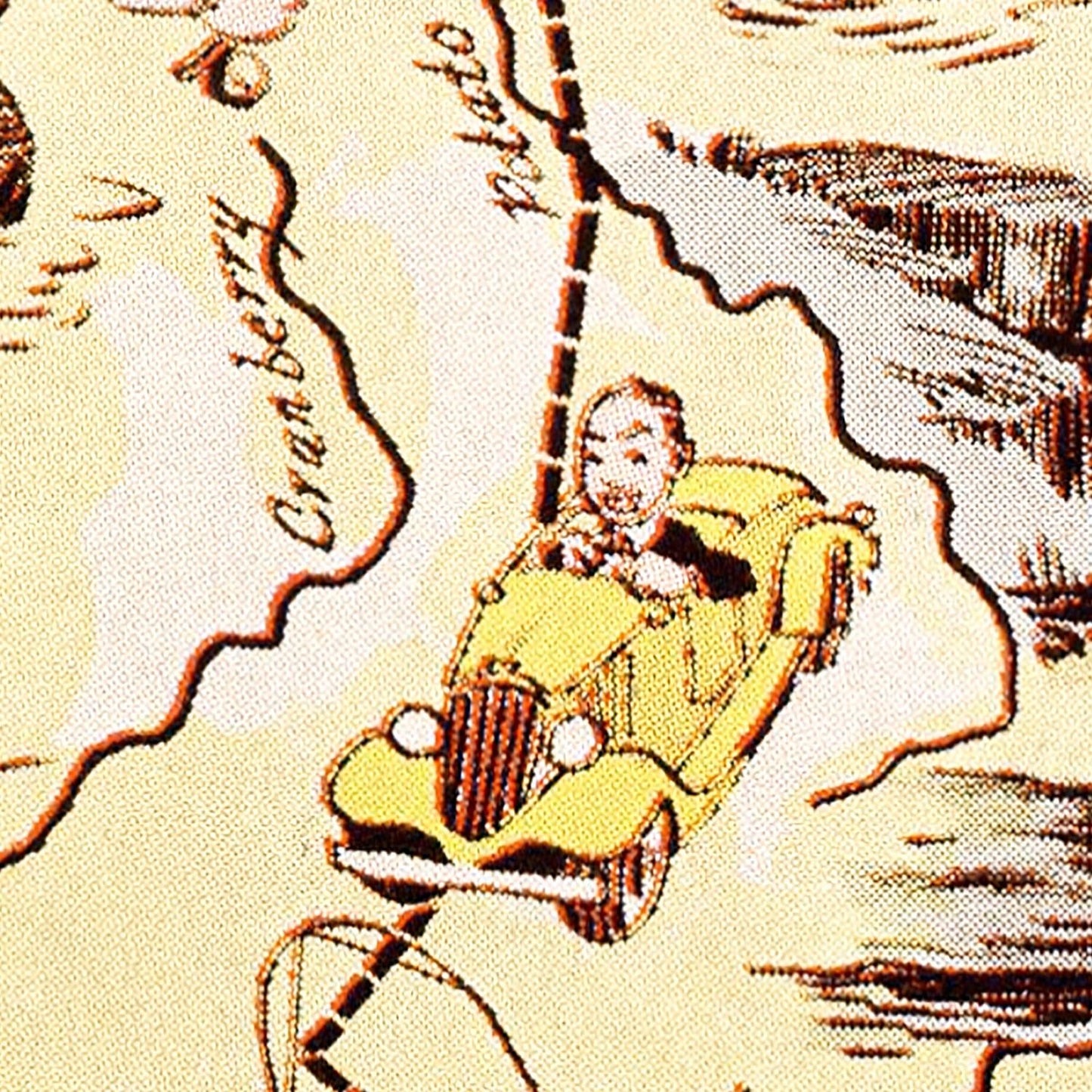 Vintage Map of Ontonagon County, Michigan, 1936