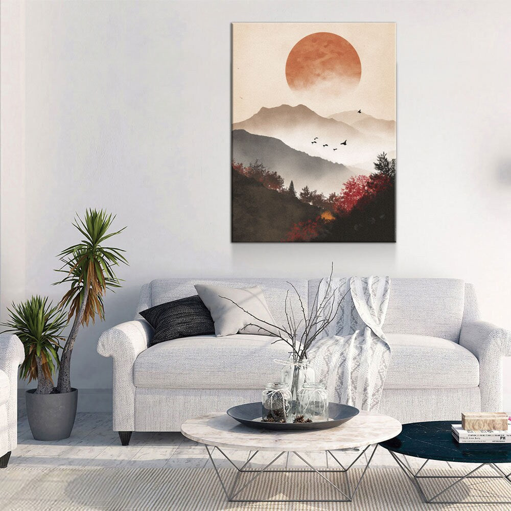 Japandi Zen Style Canvas Wall Art