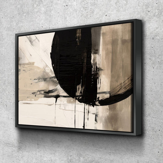 Japandi Style Canvas Wall Art, Minimalist Zen Decor