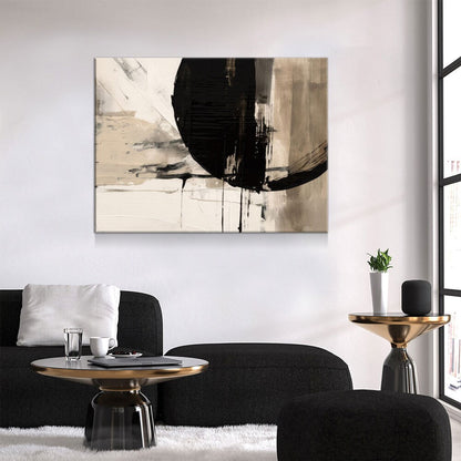 Japandi Style Canvas Wall Art, Minimalist Zen Decor