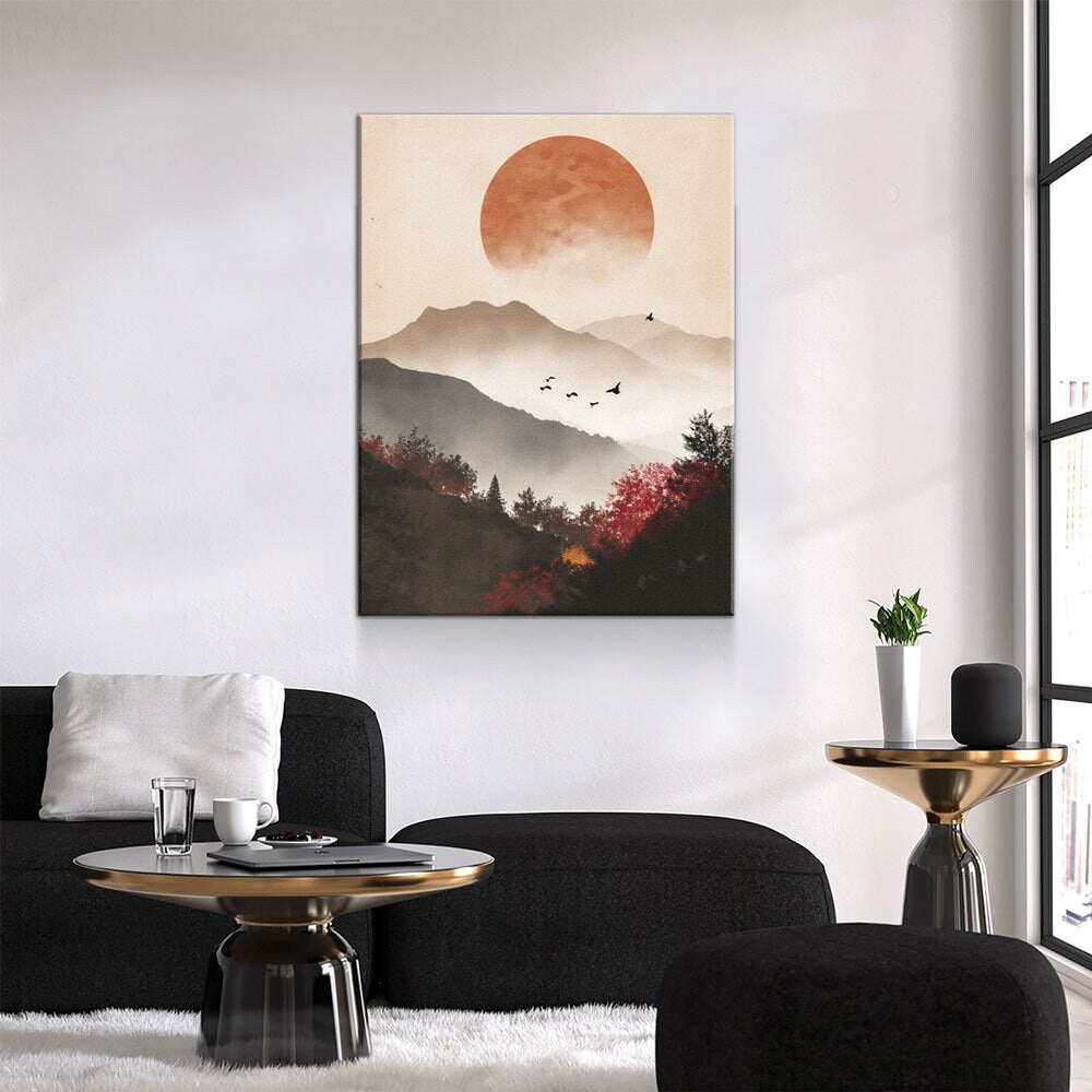 Japandi Zen Style Canvas Wall Art