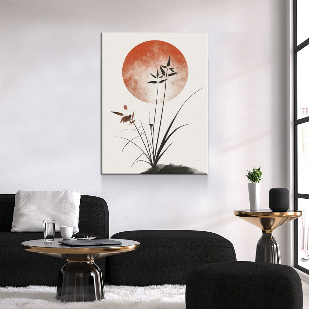 Japandi Minimalist Style Canvas Wall Art