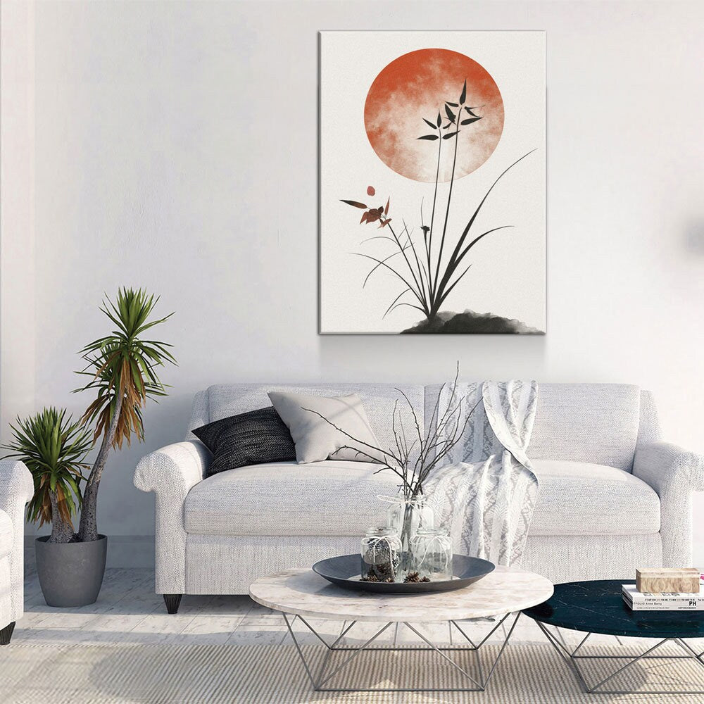 Japandi Minimalist Style Canvas Wall Art