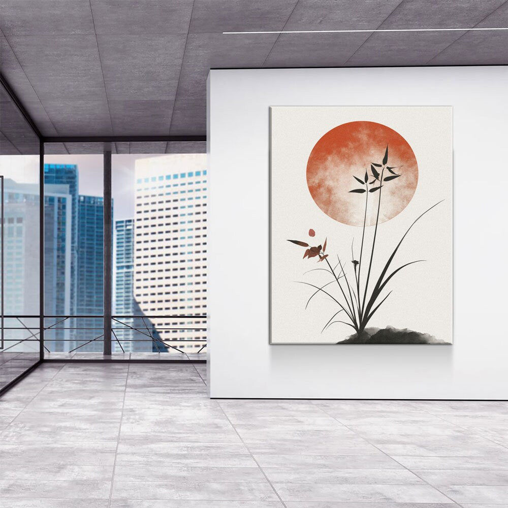 Japandi Minimalist Style Canvas Wall Art