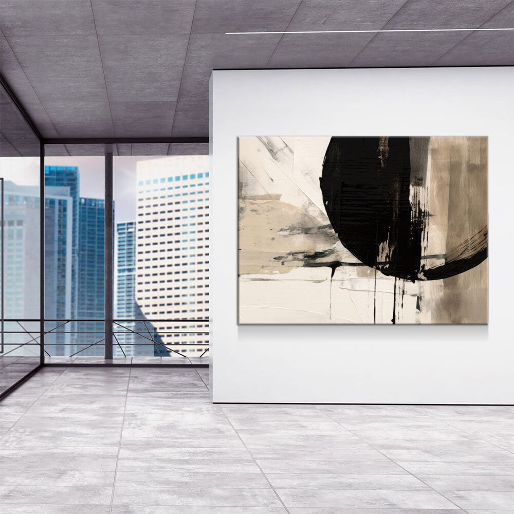 Japandi Style Canvas Wall Art, Minimalist Zen Decor