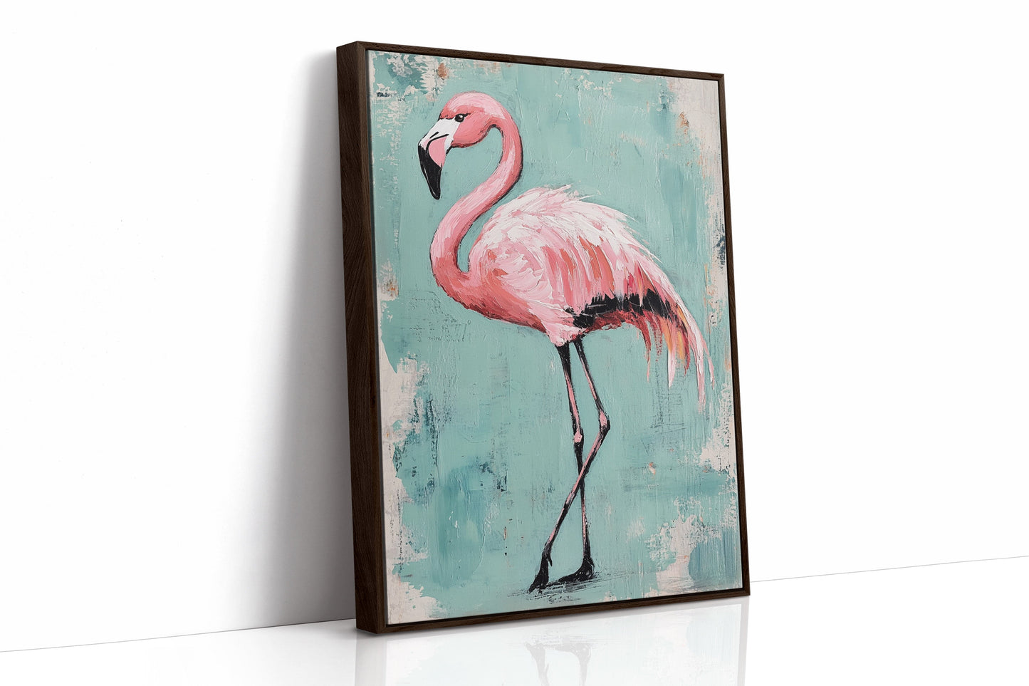 Flamingo Wall Art - Tropical Pink Bird Print