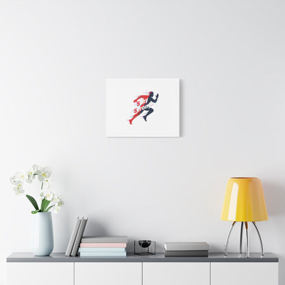 Stay Strong Runner Gym Canvas Wall Art