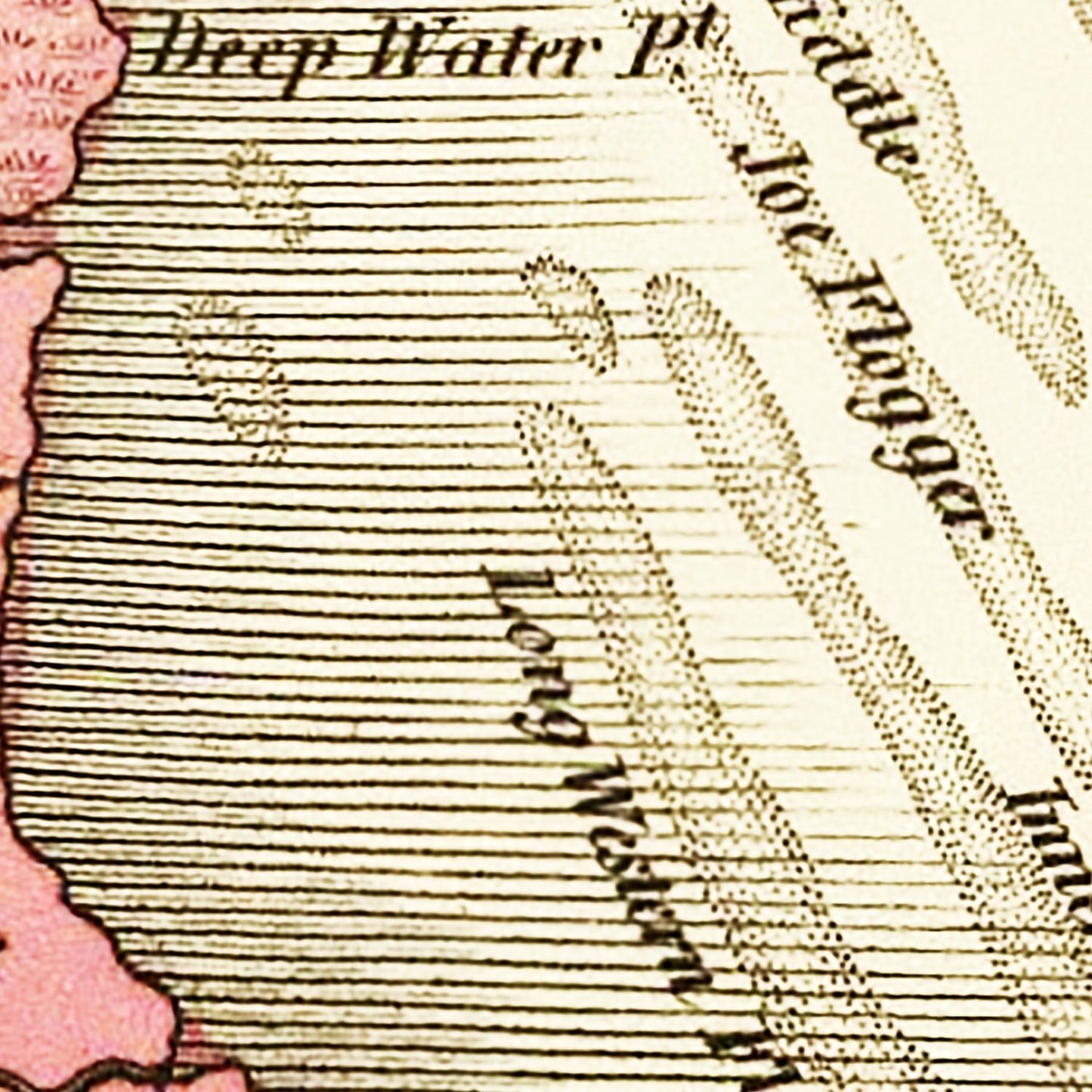 Vintage Map of Delaware, 1831