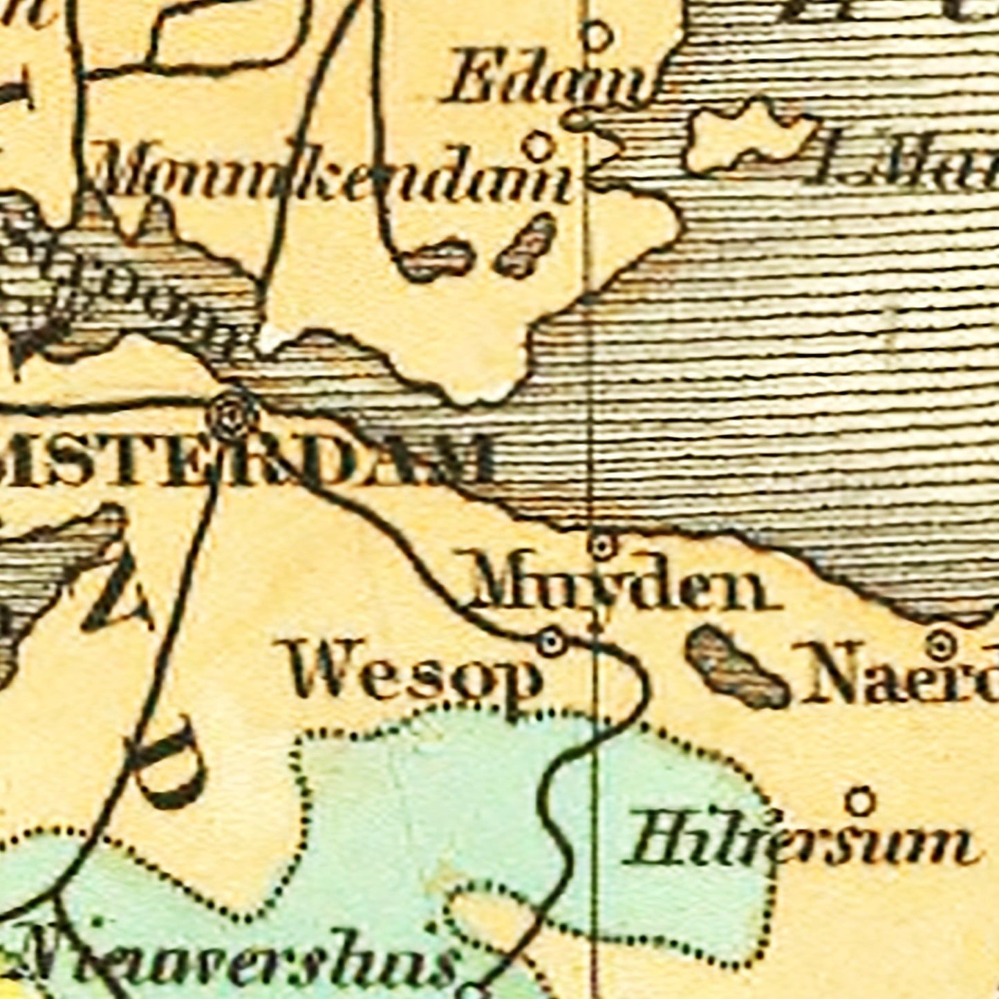 Vintage Map of Holland, 1831