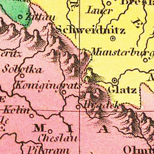 Vintage Map of Germany, 1831