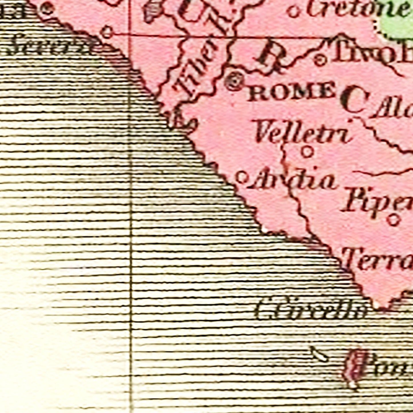 Vintage Map of Italy, 1831