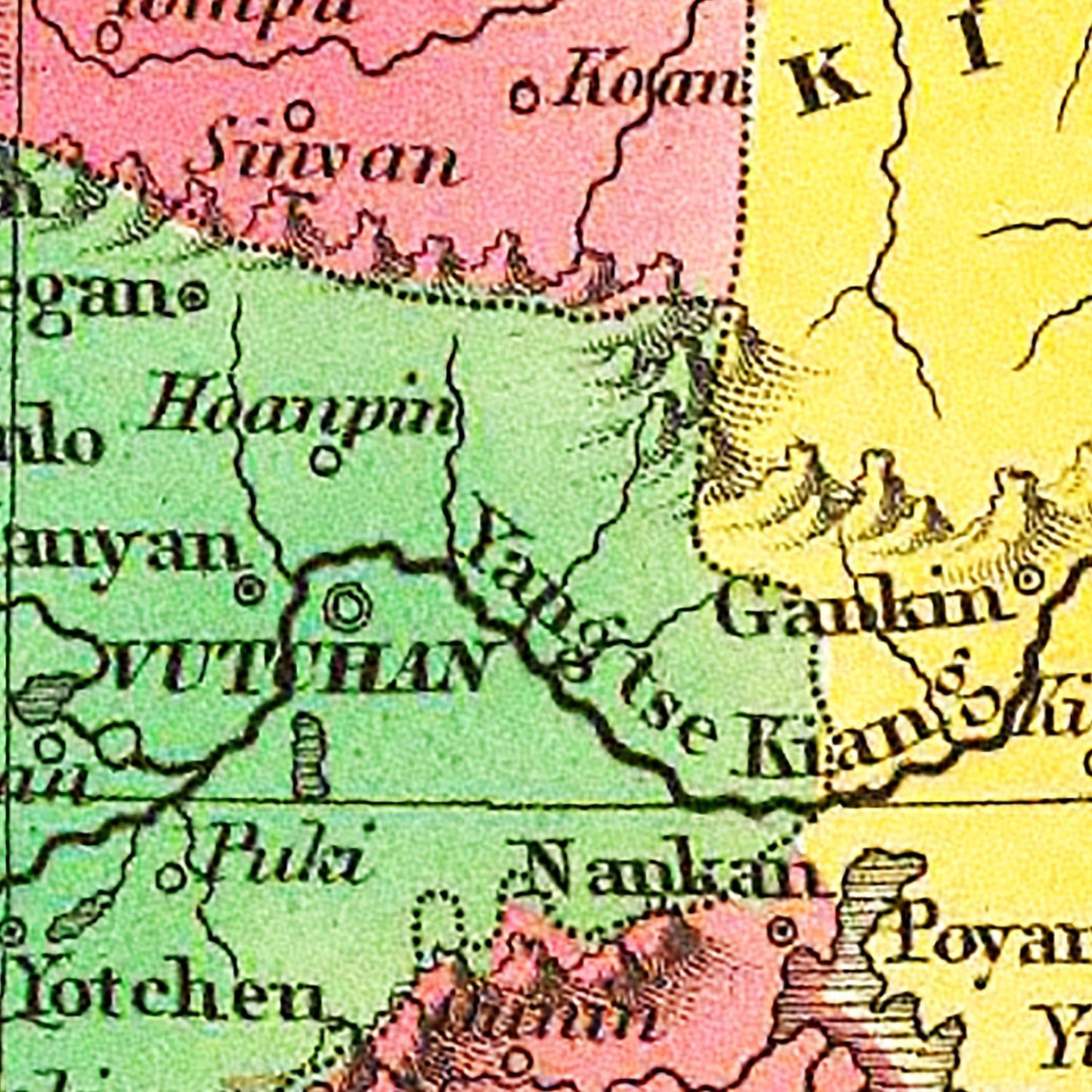 Vintage Map of China, 1831