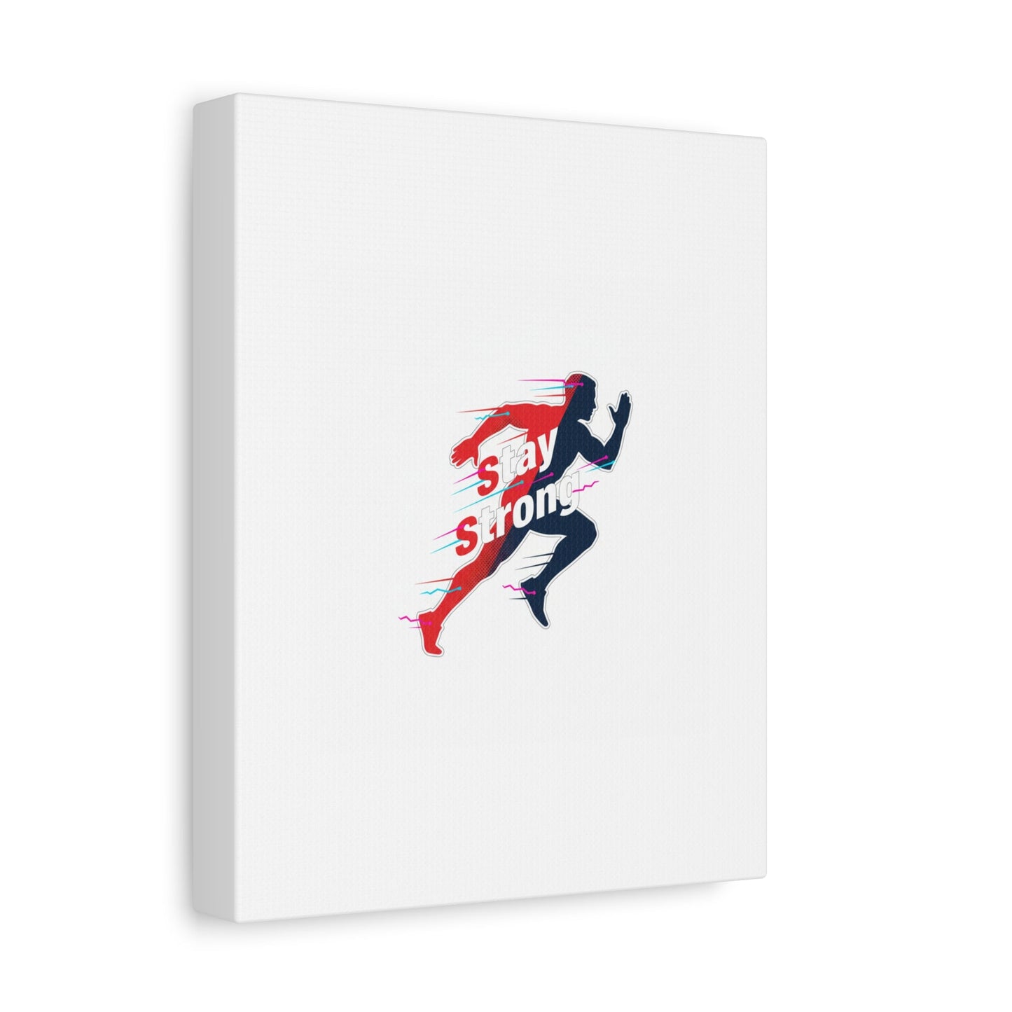 Stay Strong Runner Canvas | Fitness Motivation, Gym Wall Art