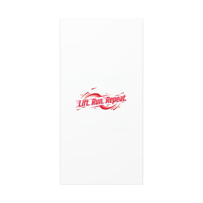 Lift Run Repeat Gym Motivation Canvas Wall Art