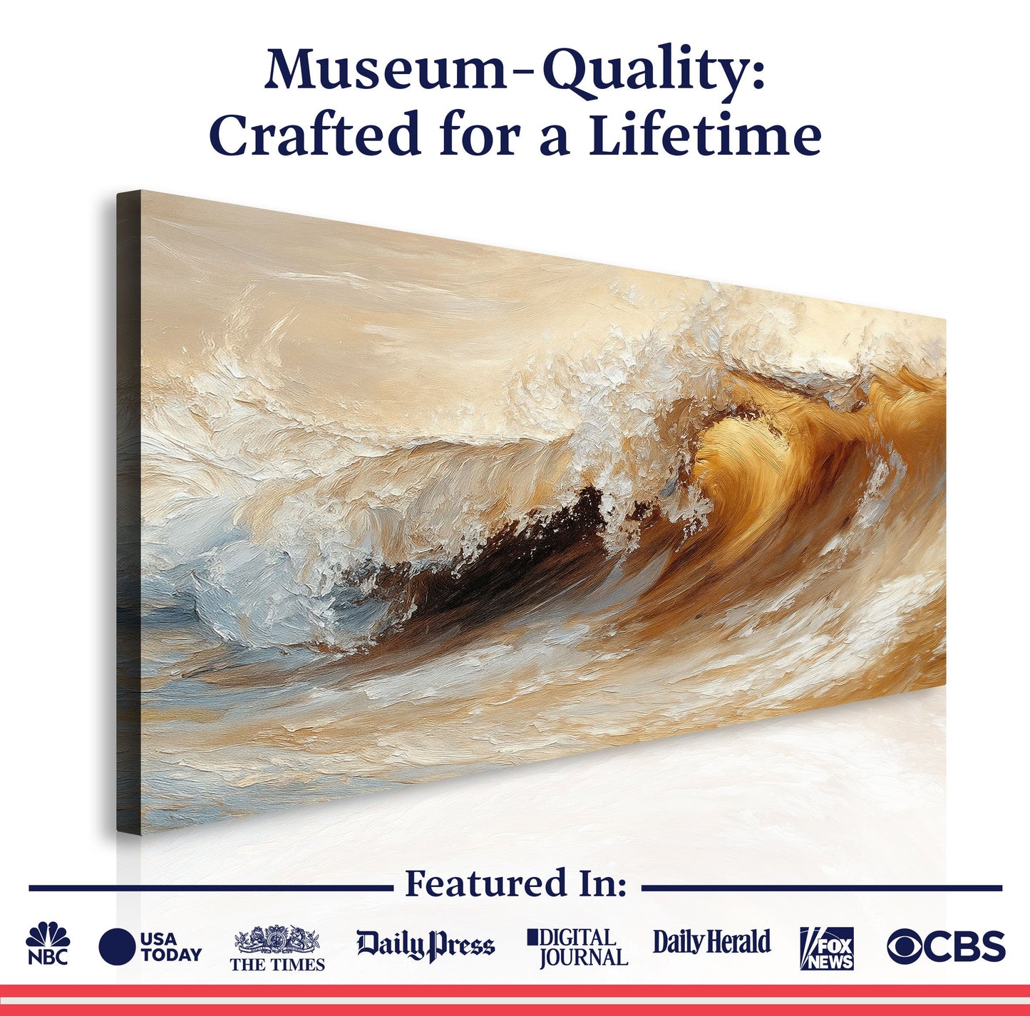 Ocean Wave Seascape Canvas Coastal Art