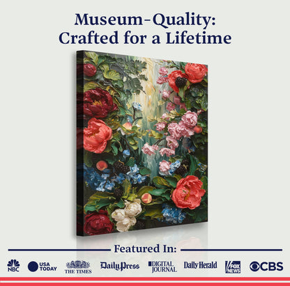 Garden Floral Canvas Wall Art