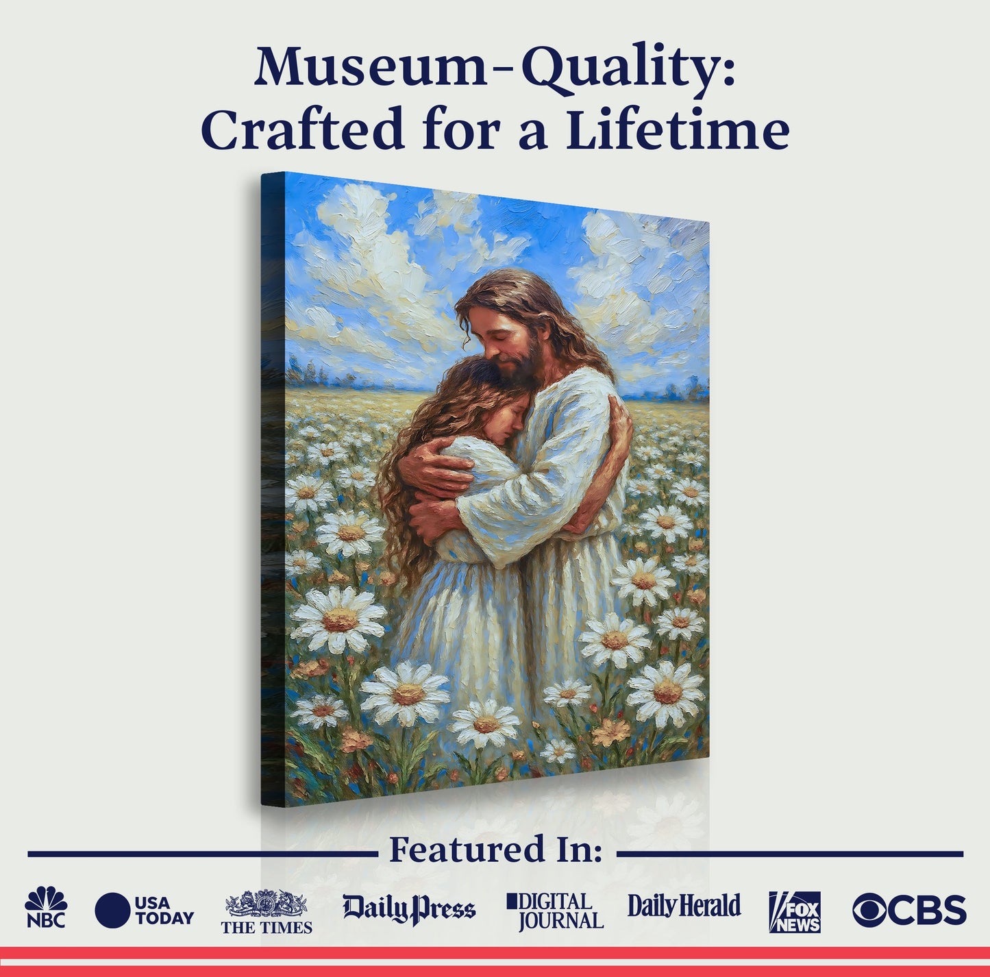 Jesus With Children Canvas Wall Art