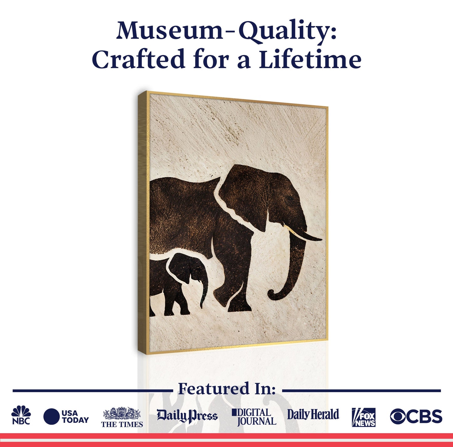 Elephant Heritage Canvas Wall Art