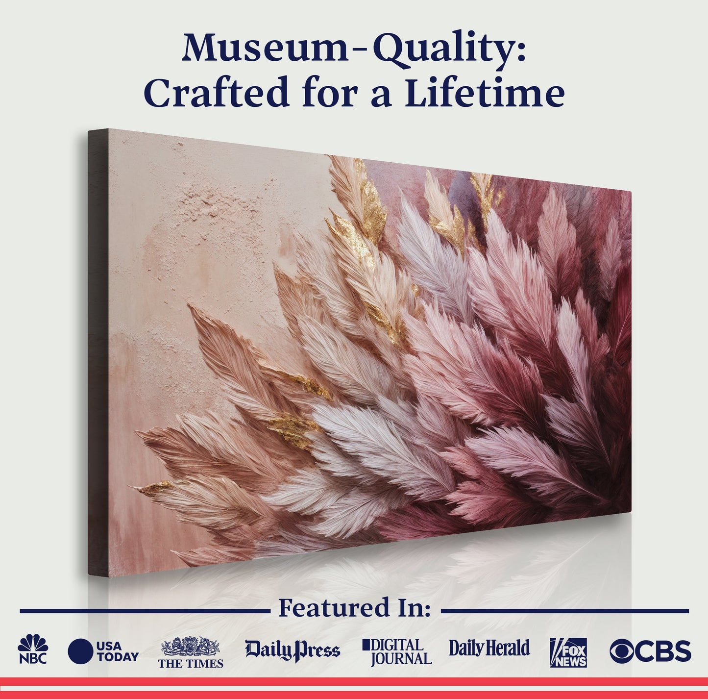 Feather Symphony Bird Canvas Wall Art