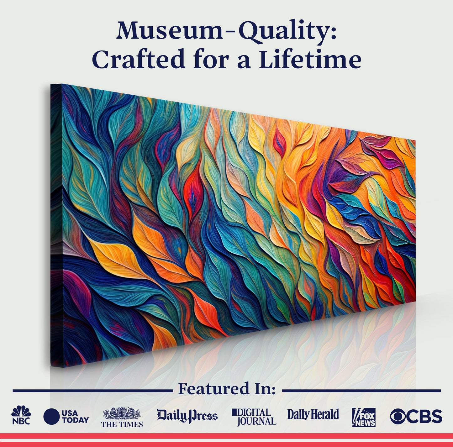 Chroma Whispers Abstract Canvas Wall Art
