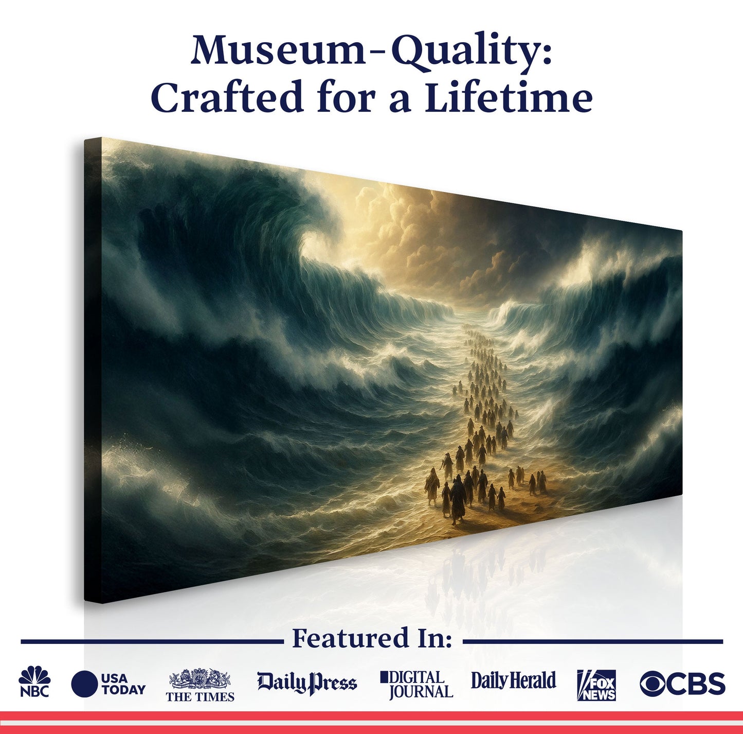 The Parting Faith Canvas Wall Art III