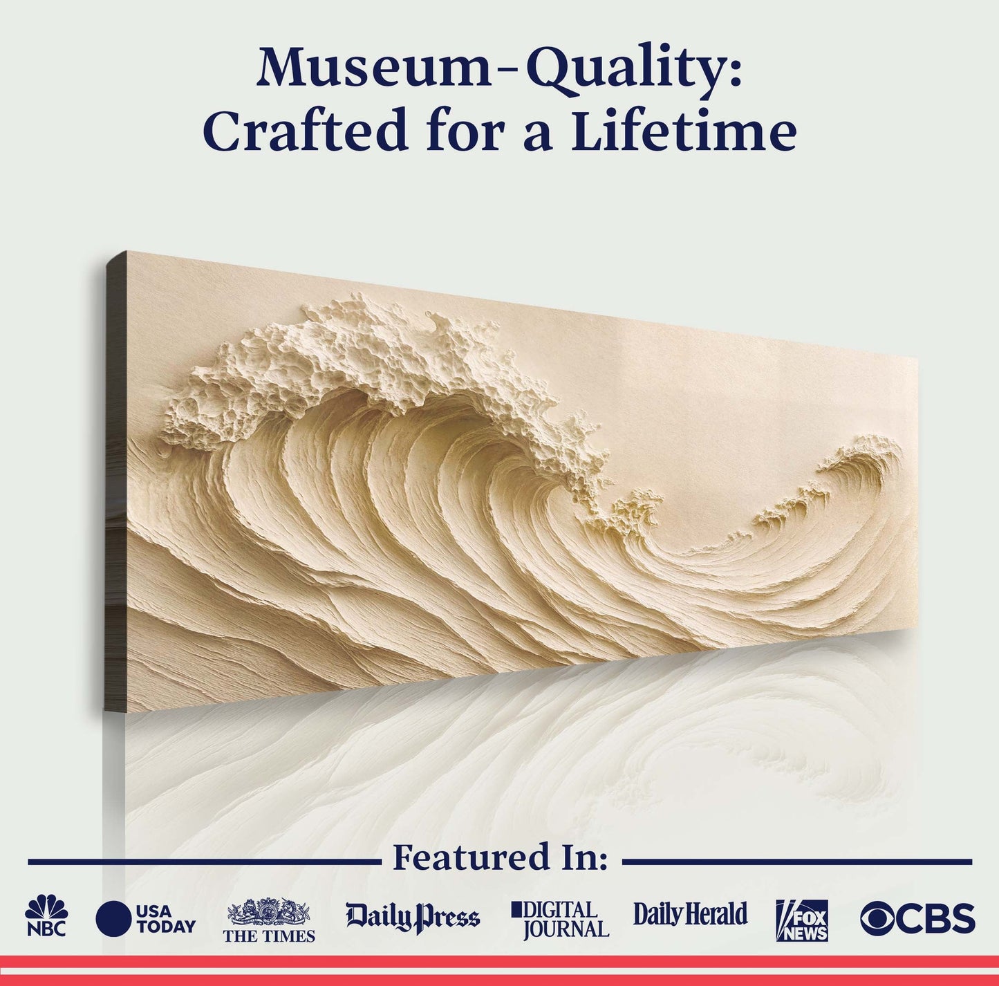 Ocean Wave Seascape Canvas Art for Coastal Walls