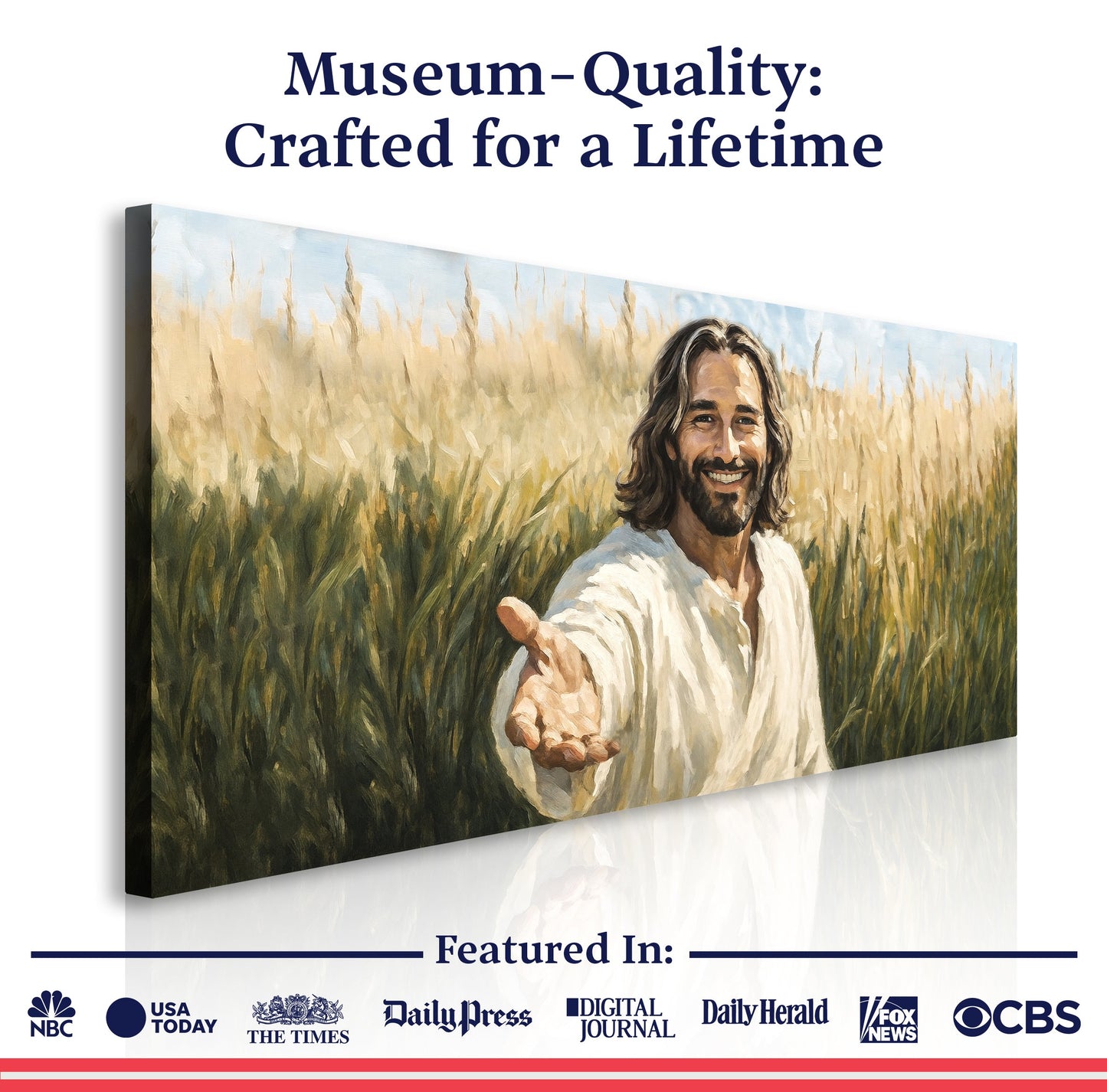 Savior's Invitation Faith Canvas Wall Art