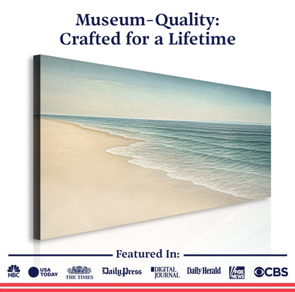 Beachside Bliss Coastal Canvas Wall Art