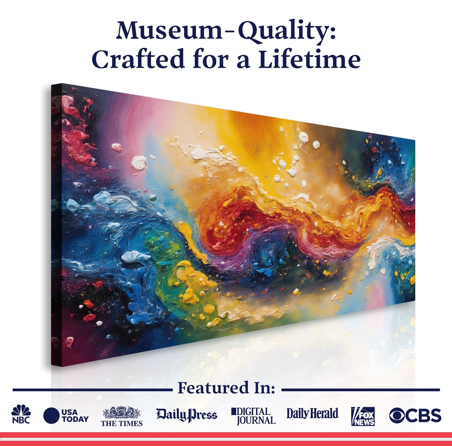 Chroma Nova Abstract Canvas Wall Art