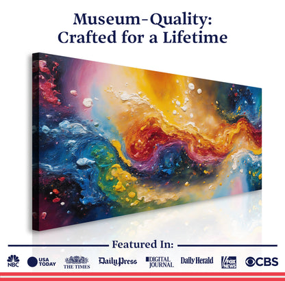Chroma Nova Abstract Canvas Wall Art