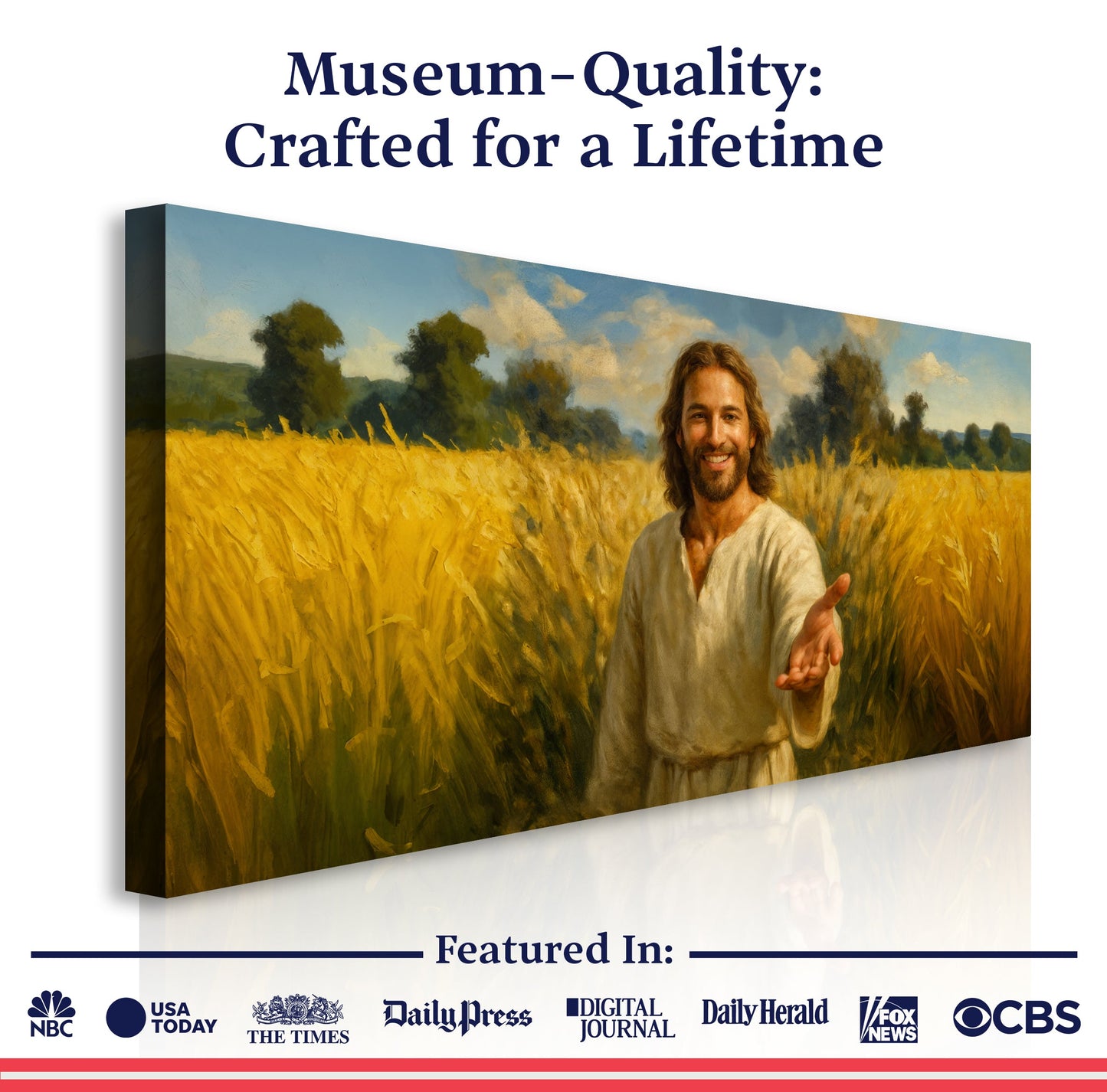 Savior's Invitation Faith Canvas Wall Art II