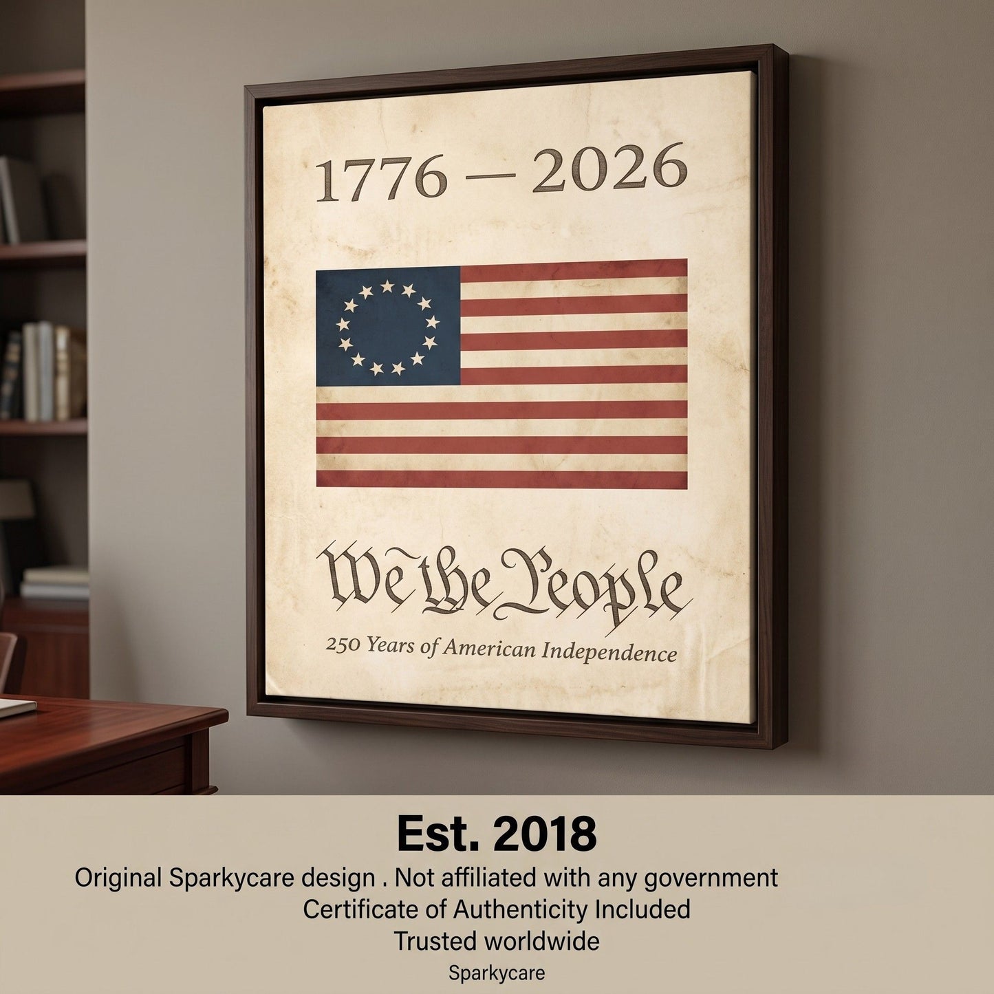 We the People Canvas Wall Art