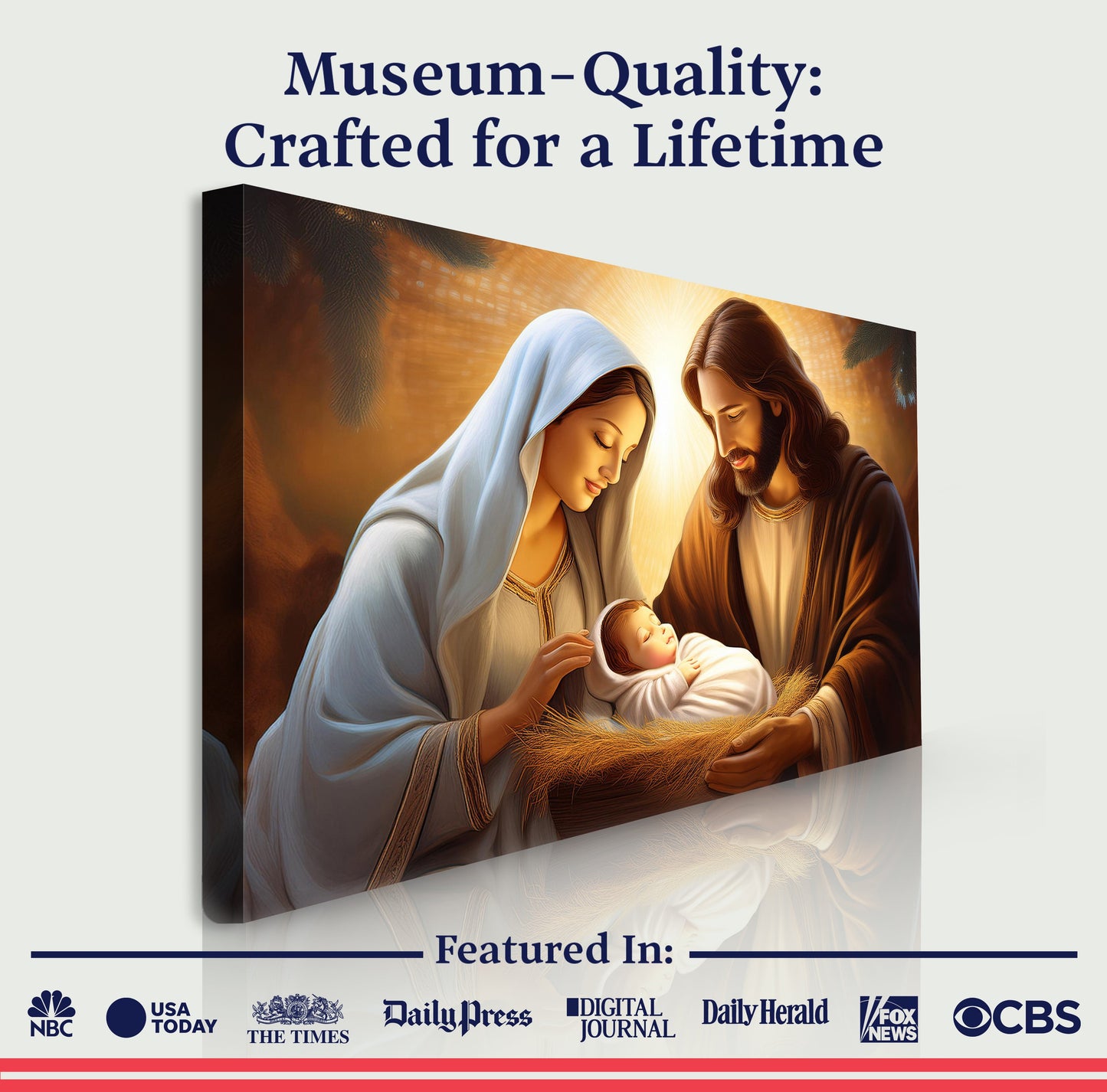 3D Faith Canvas Wall Art II