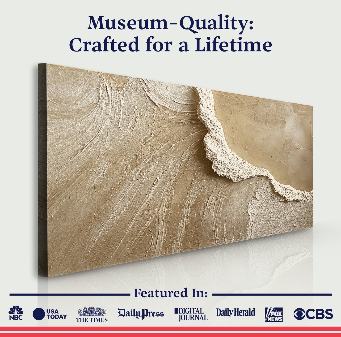 Minimalist Wide-Format Abstract Canvas Wall Art