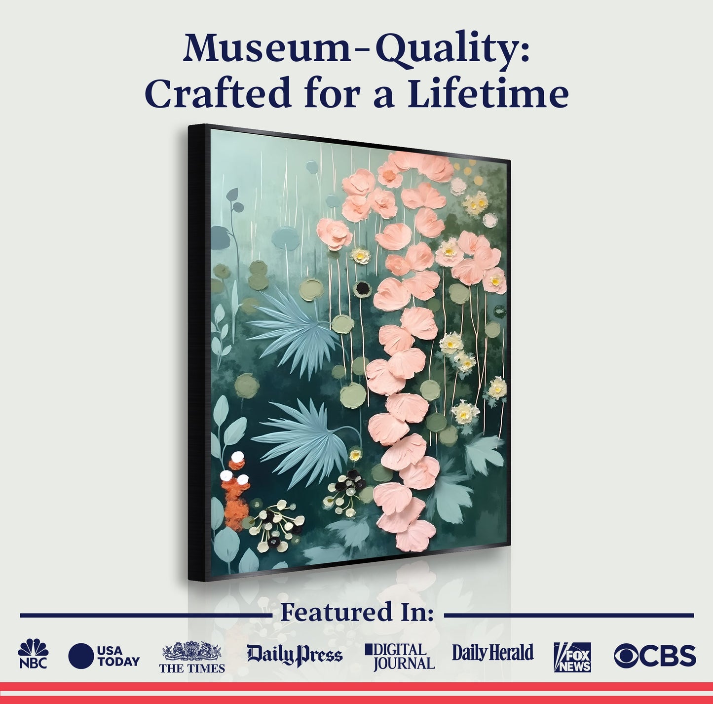 Secret Garden Floral Canvas Wall Art II