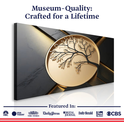 3D Celtic Tree of Life Canvas Wall Art VI