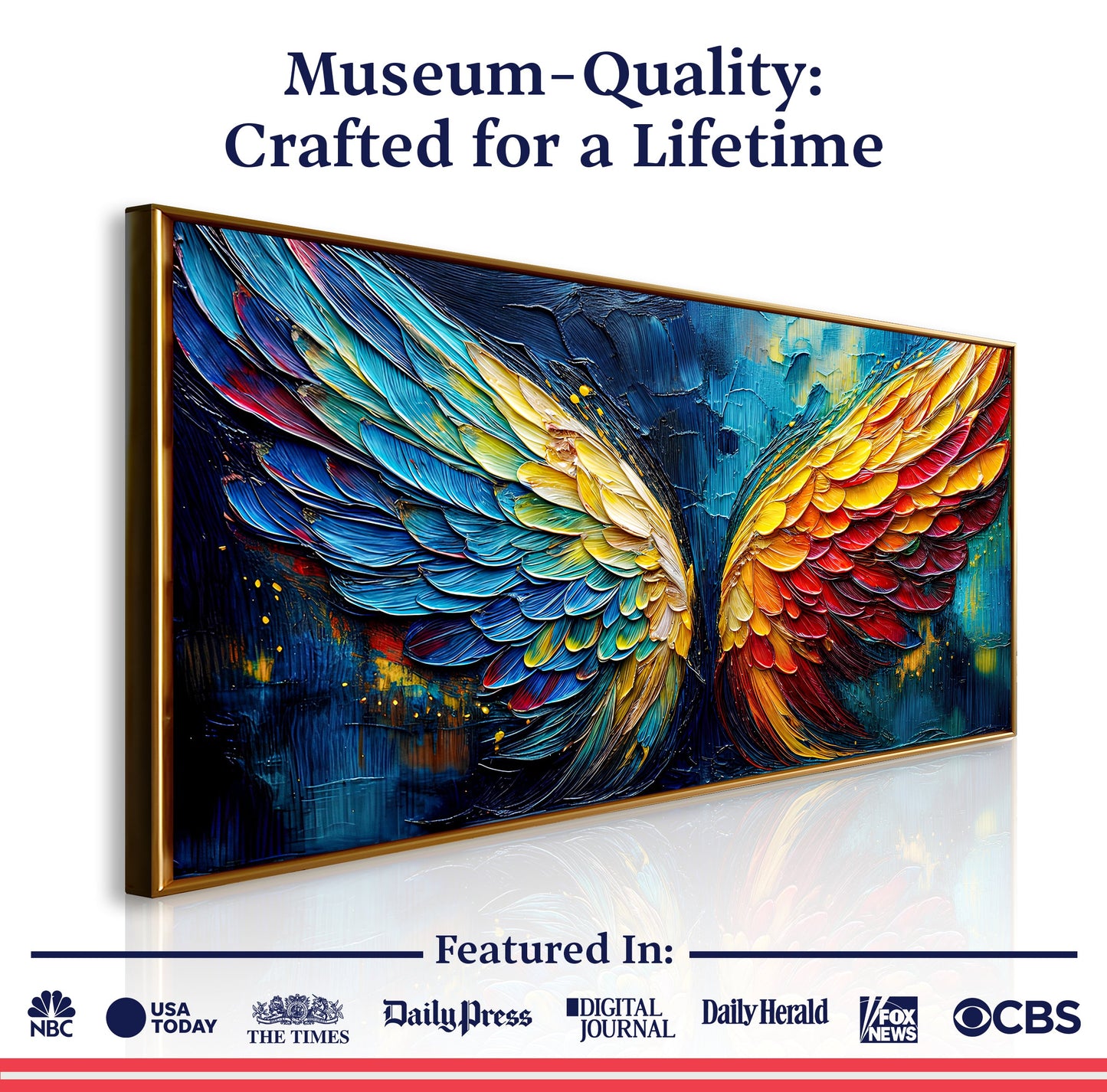 Wings of Fire Canvas Wall Art