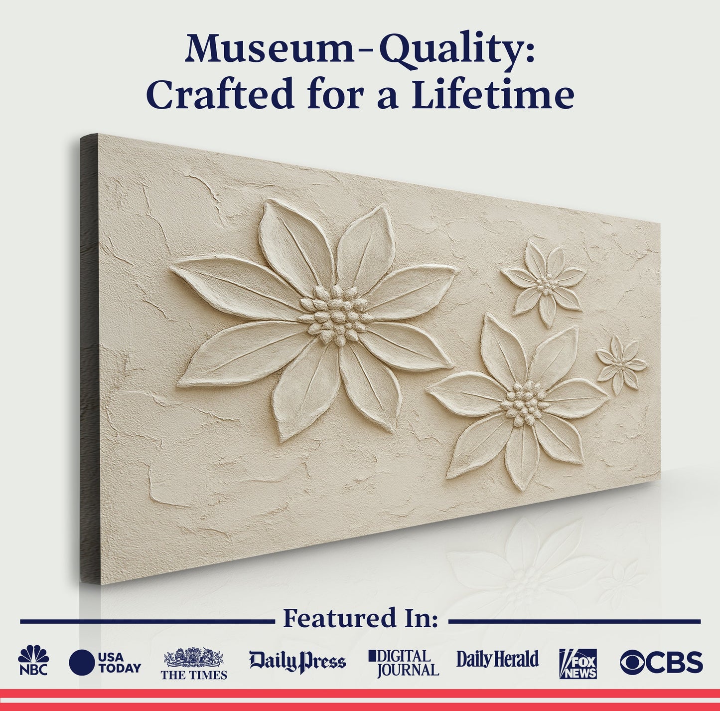Floral Abstract Canvas Wall Art - Botanical Art