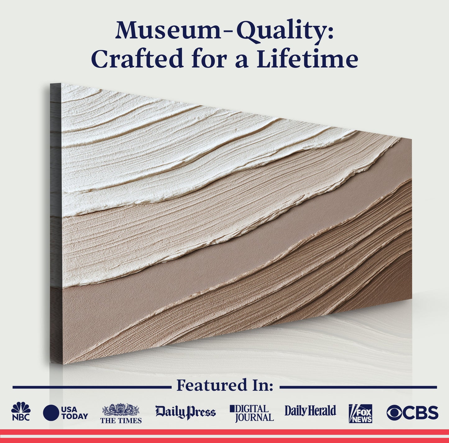 Minimalist Wide-Format Abstract Canvas Wall Art