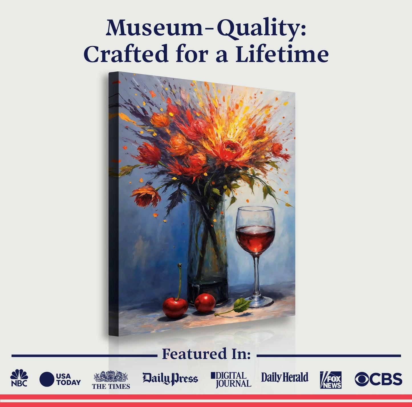 Dynamic Still Life Abstract Canvas Wall Art