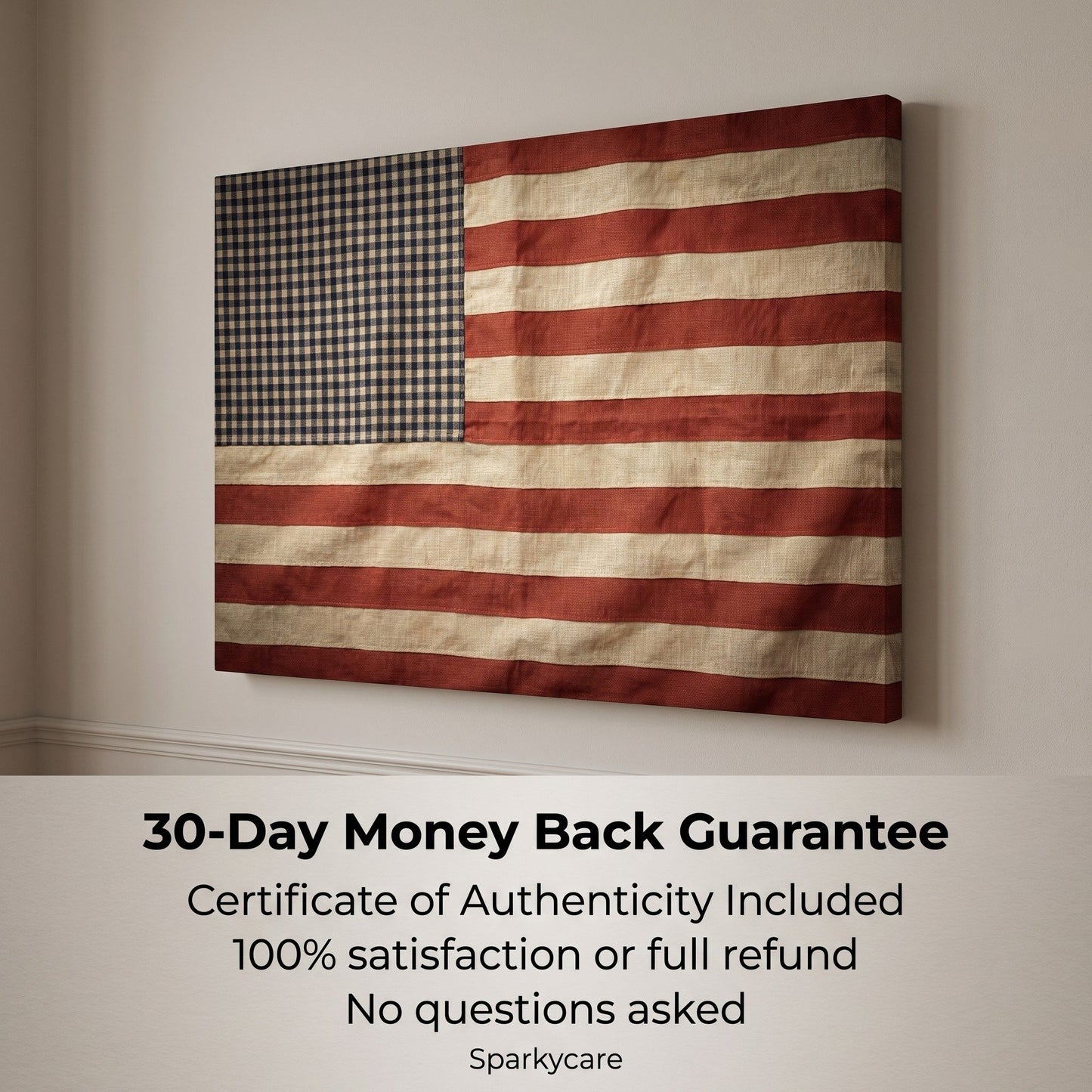 American Flag Canvas Wall Art