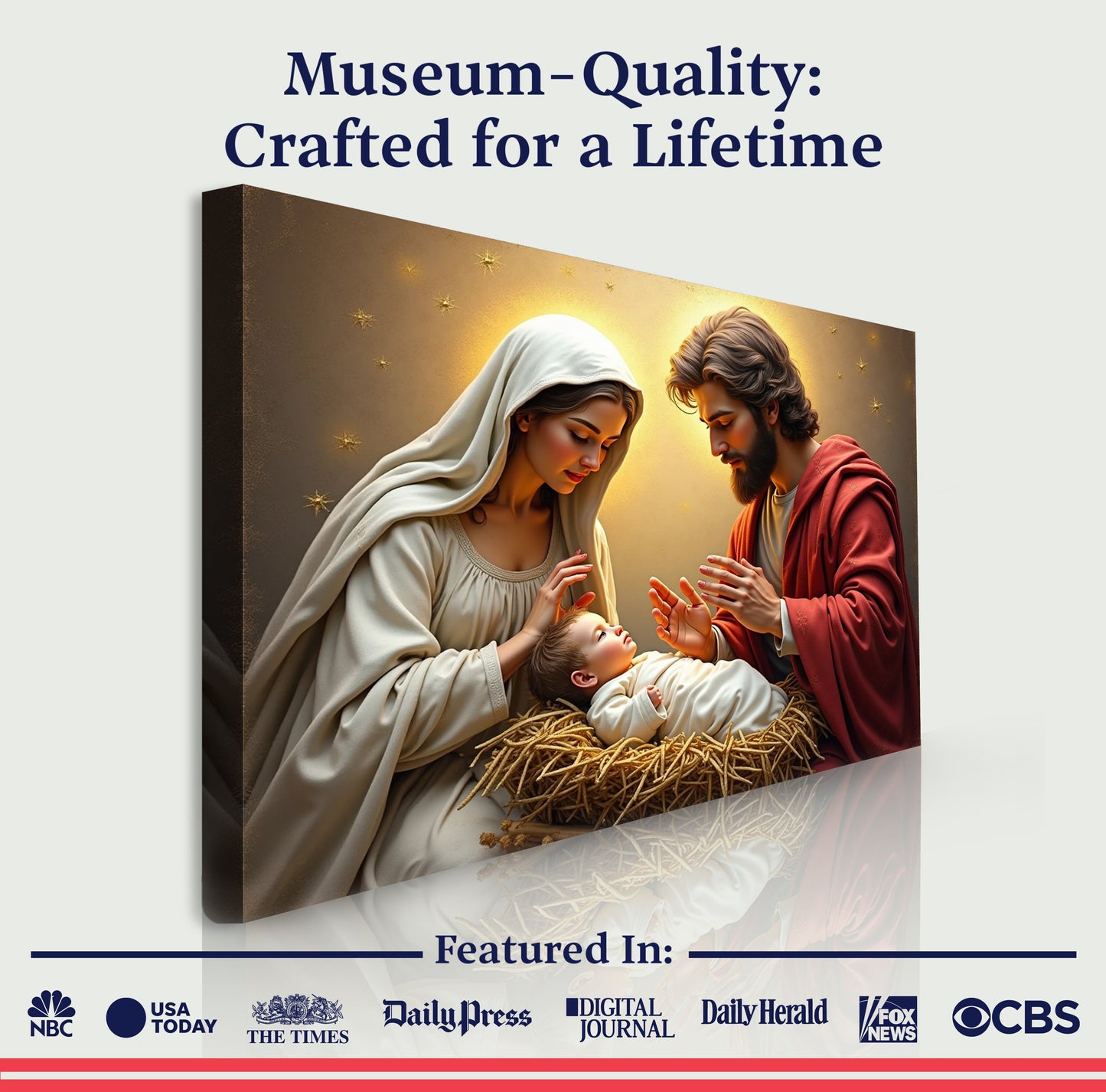 3D Faith Canvas Wall Art VI