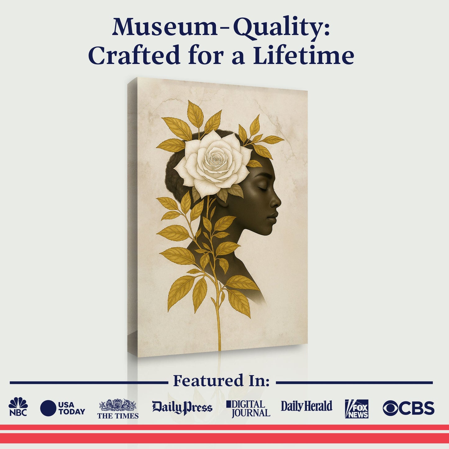 Floral Majesty Canvas Wall Art