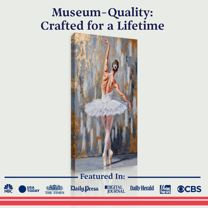 Ballet Elegance Canvas Wall Art