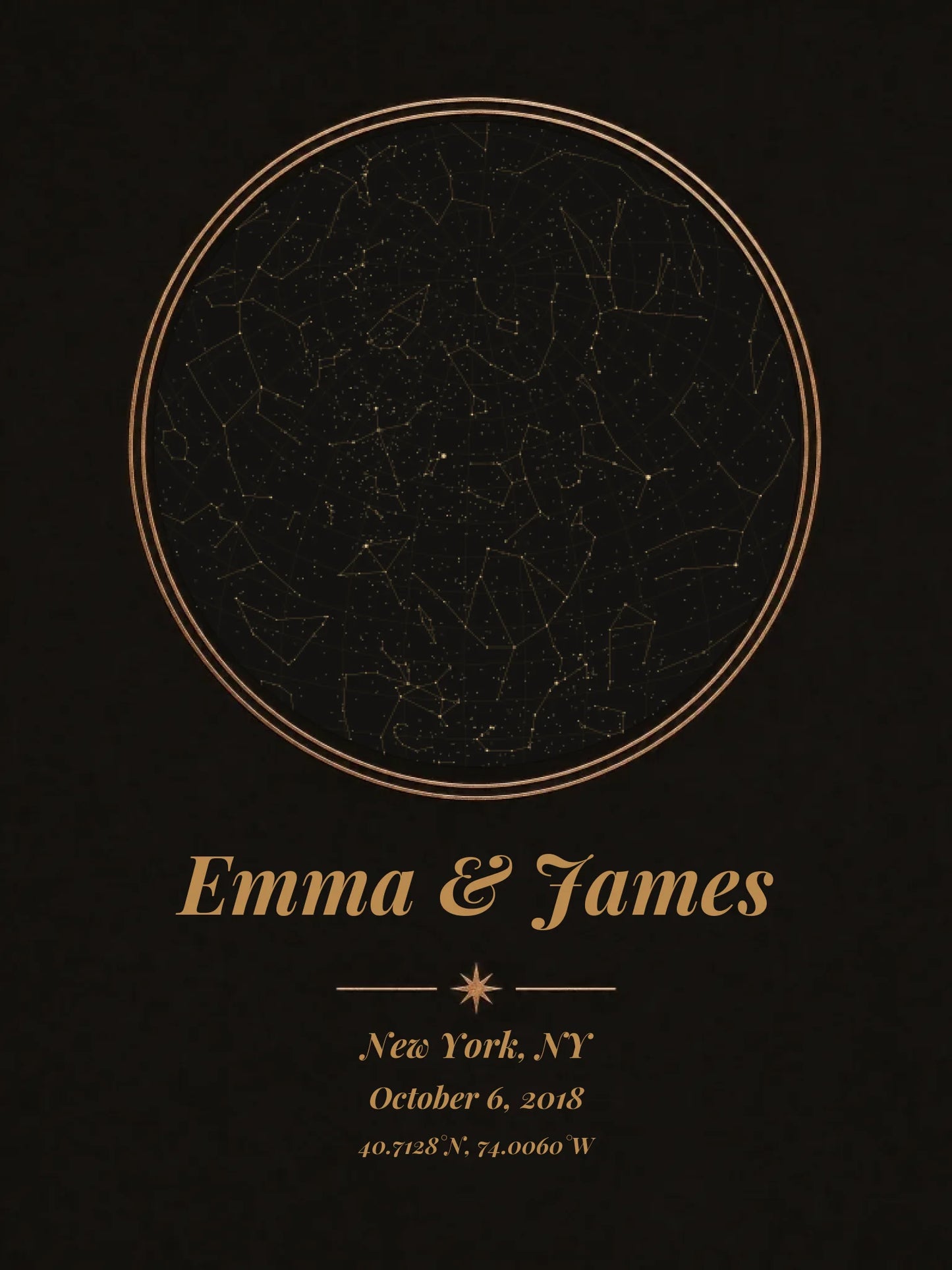 3by4 SC-2026-11-8TH-STARMAP-PRINT-V (30 x 40 in) 3by4 MOCKUP